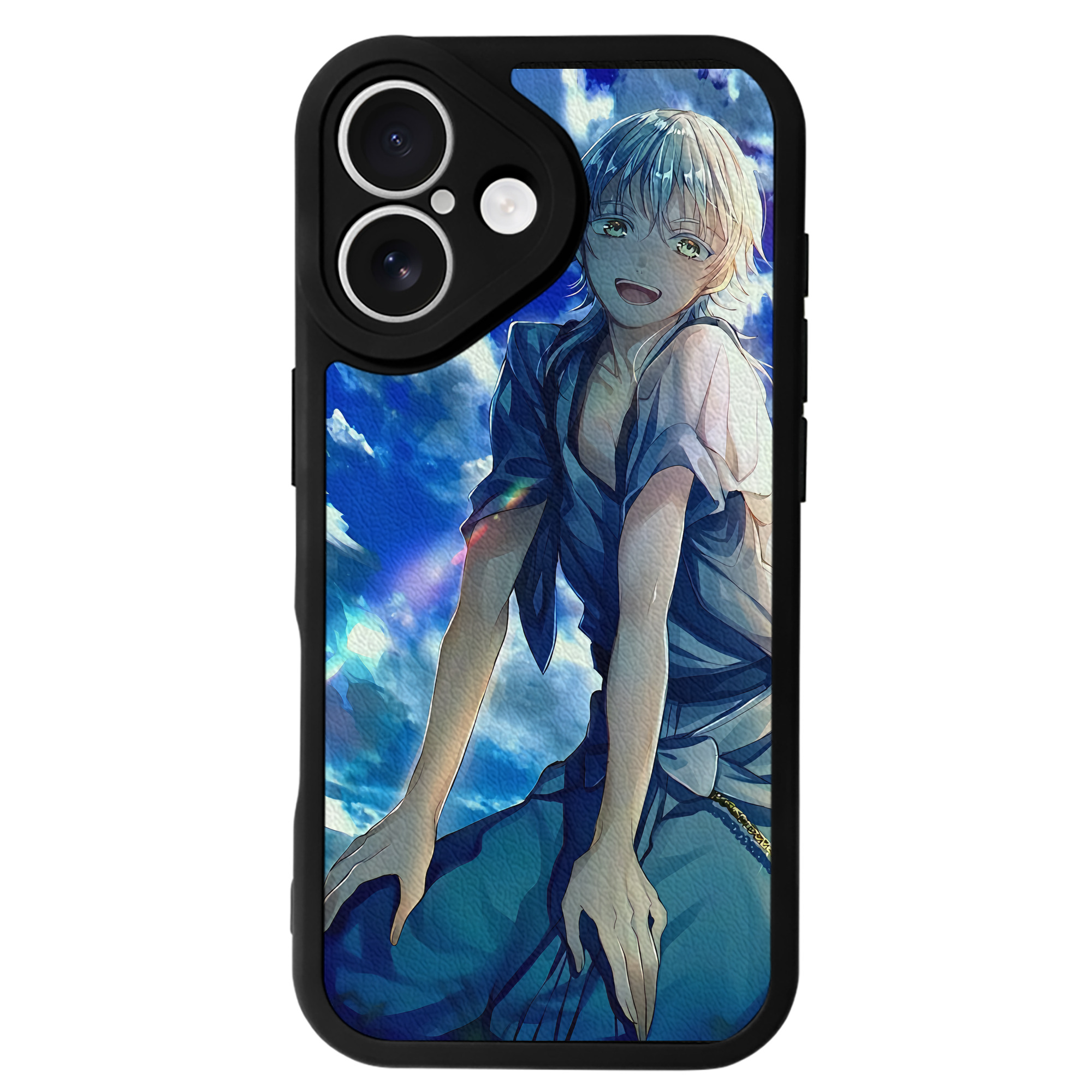 （画像用） 刀剣乱舞 Touken Ranbu 【iPhone 16シリーズ対応】シリコンスマホケース（レザー調） 材質：シリコン